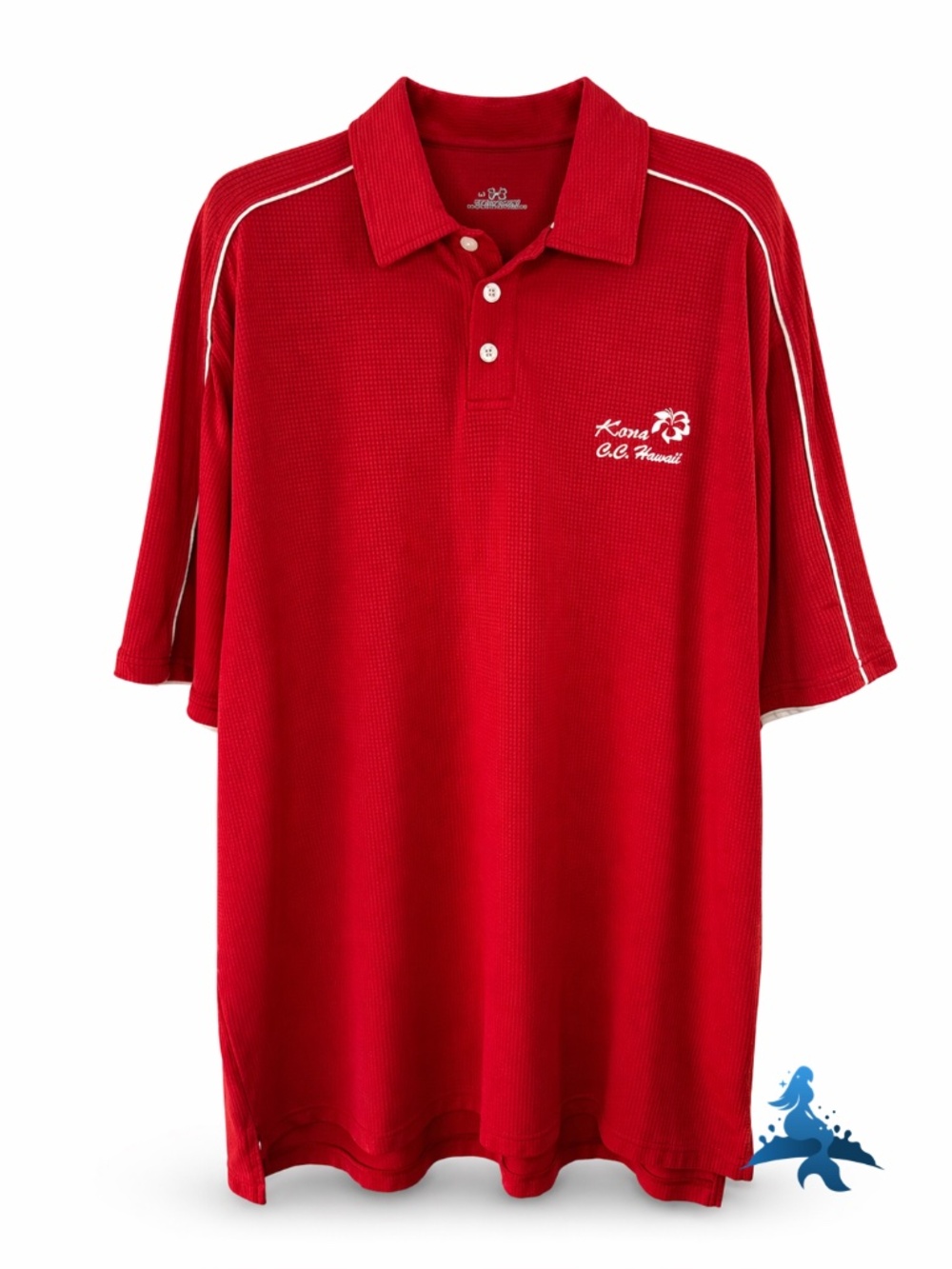 1304 - Under Armour - Kona Country Club Hawaii Golf Polo Shirt - XL - Red